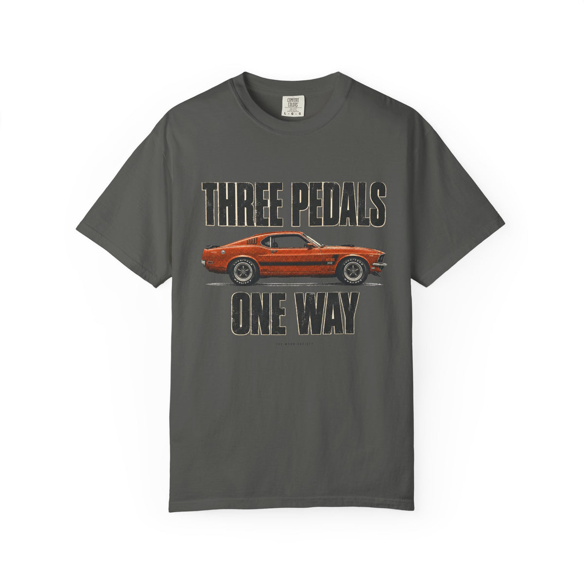 Three Pedals — Vintage Manual Driving Graphic Tee